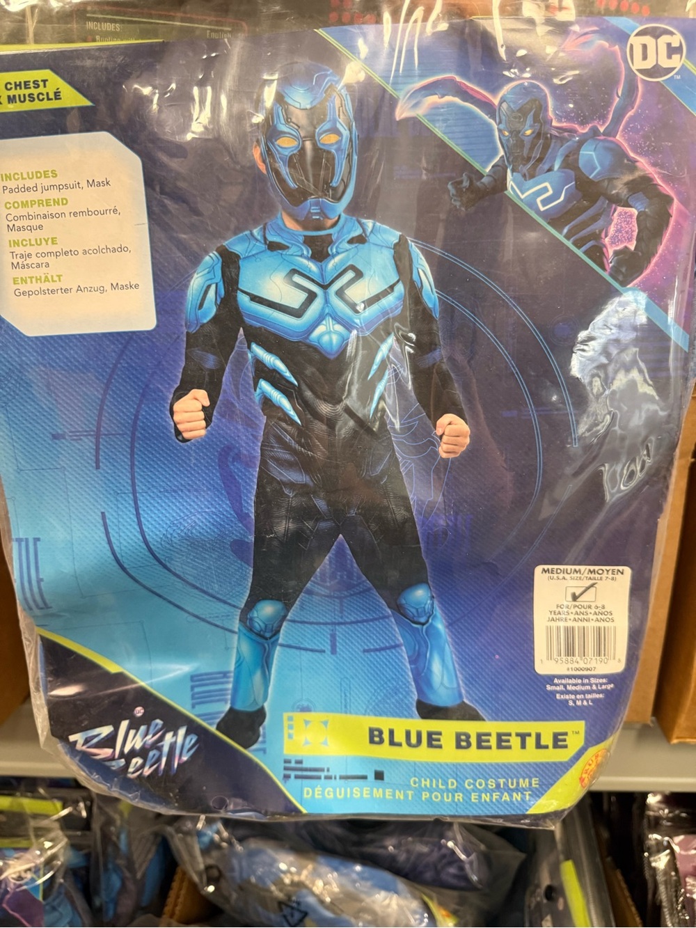 DC Blue Beetle Child Superhero Costume -